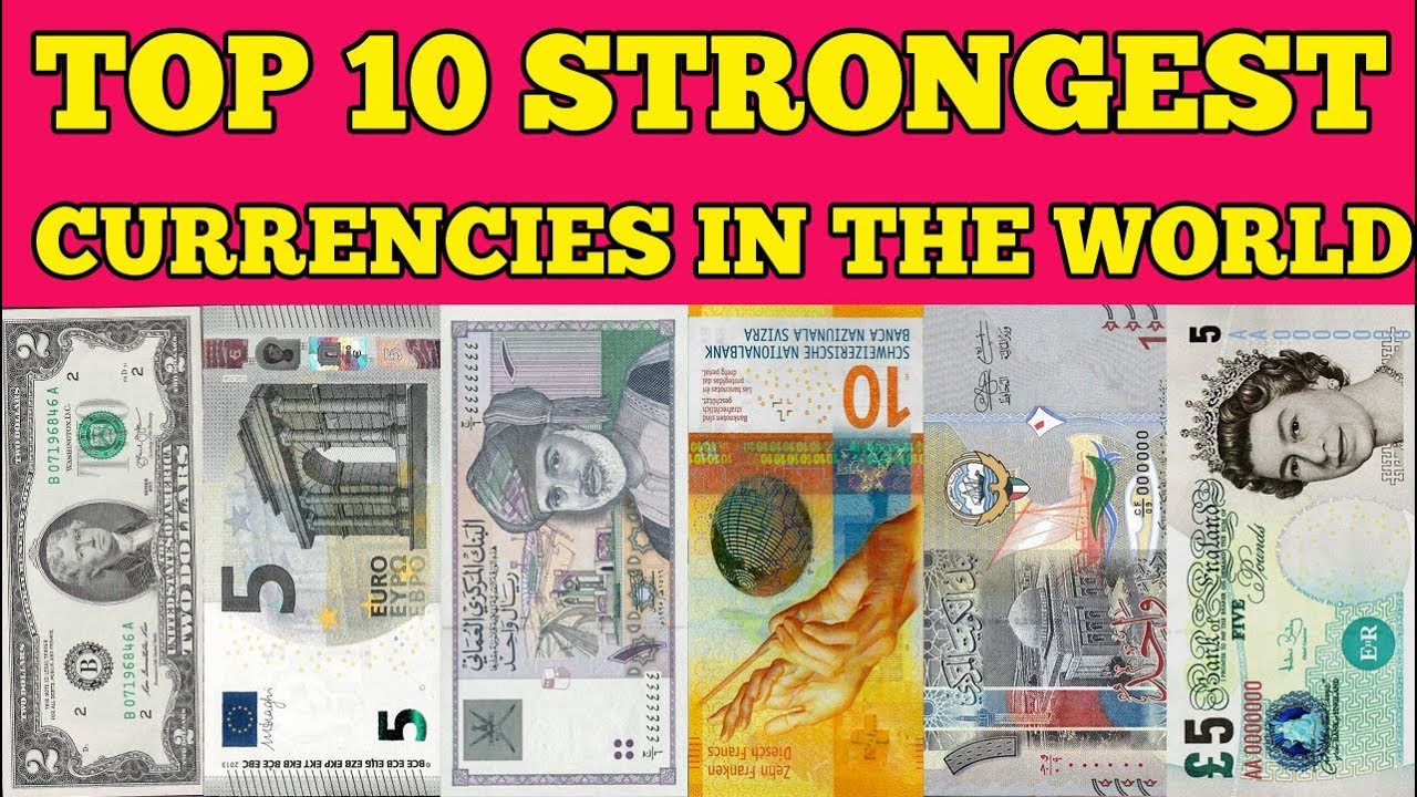 TOP 10 Strongest Currencies the World 2020. TOP 10 valuable currencies in the world - YouTube
