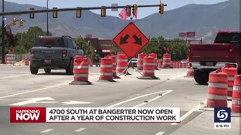 Oost-westverkeer keert terug op belangrijke weg in Salt Lake County dankzij opening van nieuw Ban...