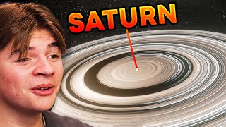 Saturn But The Rings Are 9999X Bigger