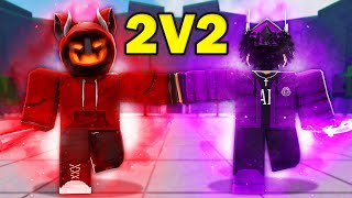 DOMINATING 2v2 Ranked with a FAMOUS YOUTUBER in ROBLOX The Strongest Battlegrounds...