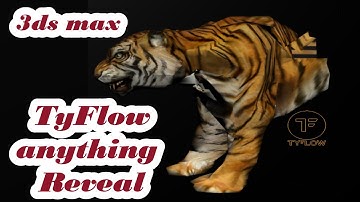 TyFlow anything  Reveal VFX Tutorial in 3ds max