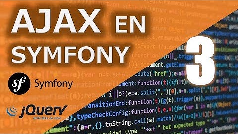 Ajax en symfony 3: método ajax.