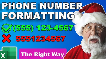 How to Format Phone Numbers in Excel