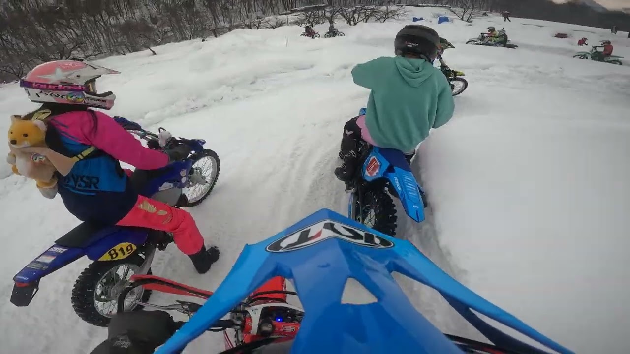 2026年 2月15日 八剣山スノーライディング第2戦 きつねクラス ゼッケン416 その②