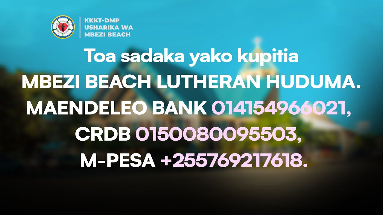 Ibada Ya Morning Glory, Ijumaa  16. 01.2026.