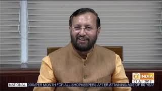 Union Minister Prakash Javadekar takes charge as Minister of Environment, Forest and Climate Change
