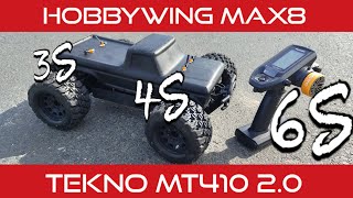 Speedrun: Tekno MT410 2.0 3S, 4S, 6S Hobbywing Max8