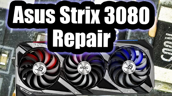 Asus ROG Strix 3080 Graphics Card Repair - No power Won't turn on.