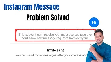 instagram massage problem | you can