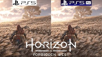 Horizon Forbidden West PS5 vs PS5 Pro - Graphics Comparison - Framerate - Loading Times - 4k