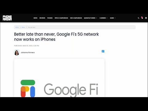 Google Fi Now Supports iPhones on Its 5G Network