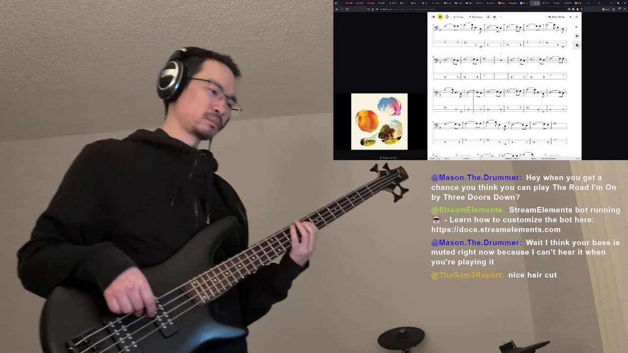 Bass Practice Day N+141 | king gizzard crumbling castle, more roundabout metronome loop, reg playlis