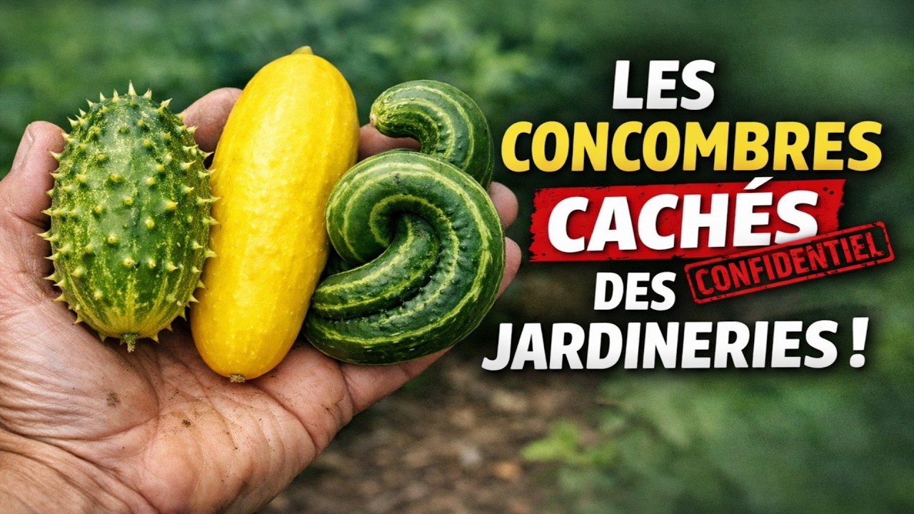 Les 3 Concombres que les Jardineries vous CACHENT (Ils sont TROP rentables !)