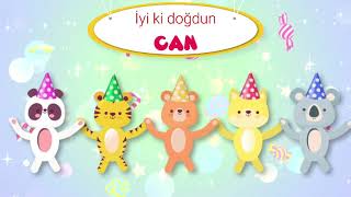 İyi ki doğdun CAN - İsme Özel Doğum Günü Şarkısı (FULL VERSİYON) (REKLAMSIZ)