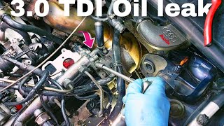 Audi 3.0 TDI engine oil leak 