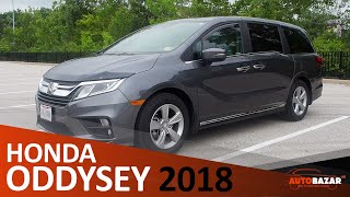 2018 Honda Odyssey Review. Тест драйв Хонда Одиссей на русском. Авто со страховых аукционов.