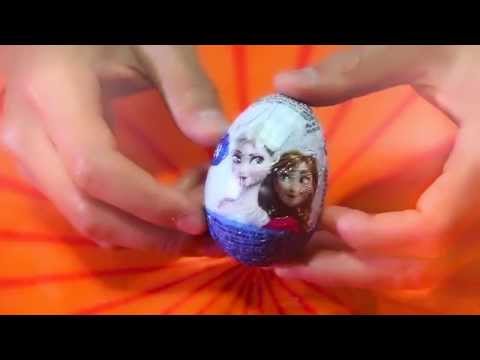 Disney Frozen Frost unboxing Kinder Surprise eggs frost kids