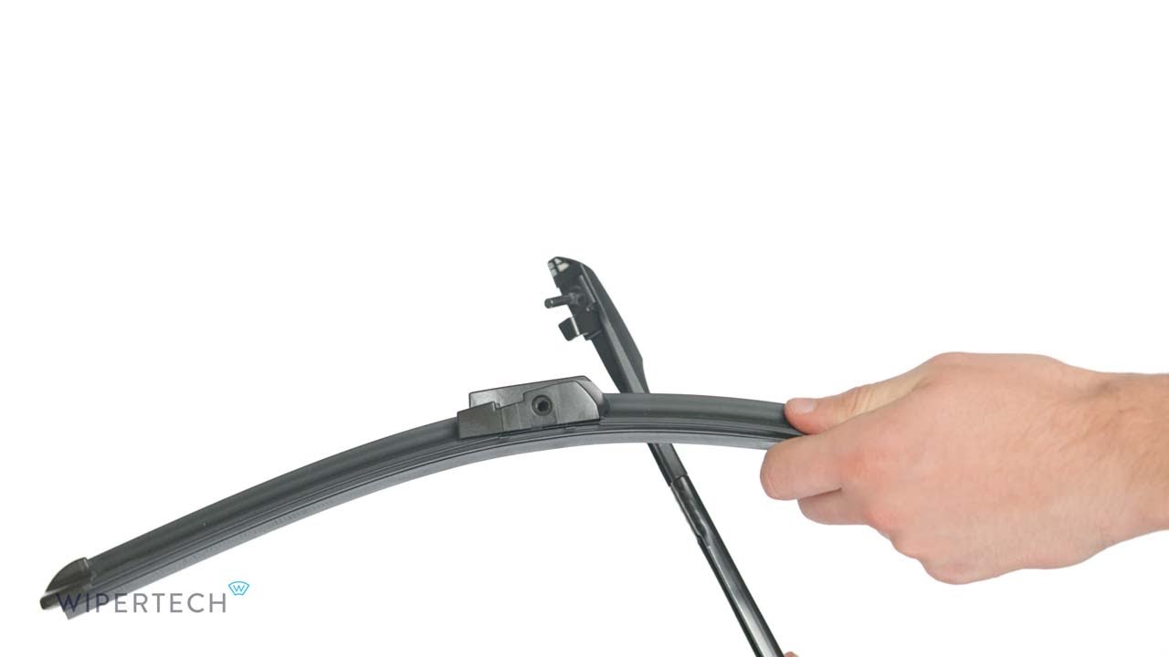 How to install Wipertech TrueFit Aeroflex SidePin 4 BMW Front Wiper