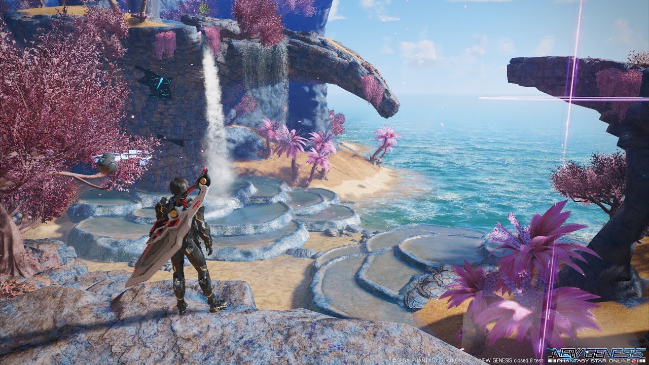 PSO2 New Genesis Closed Beta (Global) - Gameplay - vs Veteran Ard Banshee - Hunter/Fighter