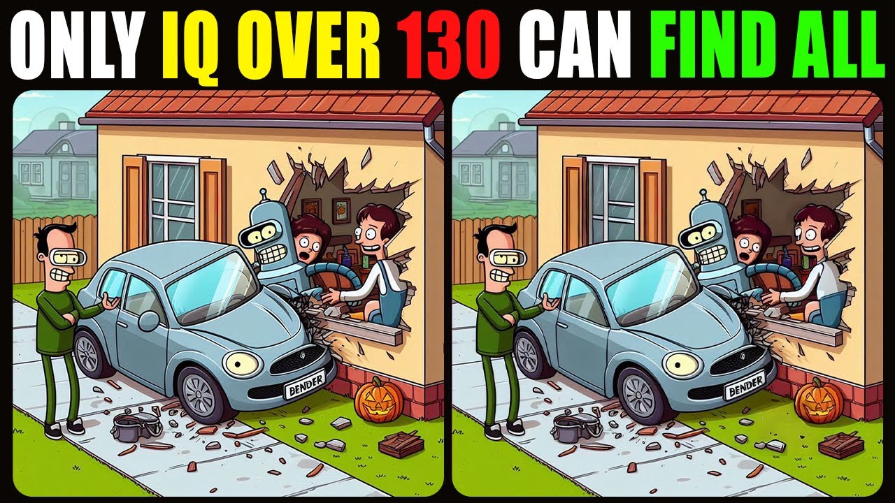 💣Spot the difference: Only IQ Over 130 Can Find All ( Find the difference #223 )