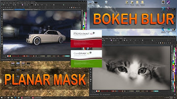 Corel Photo Paint X8: BOKEH BLUR / PLANAR MASK Tutorial CorelDraw Graphics Suite X8