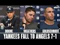 Aaron Boone, Ryan Weathers and Paul Goldschmidt on Yankees 7-1 loss to Angels