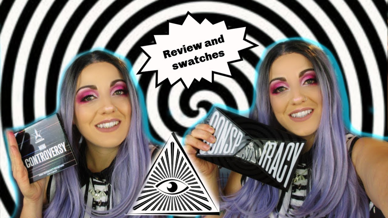 JEFFREE STAR X SHANE DAWSON CONSPIRACY PALETTE AND MINI CONTROVERSY REVIEW AND SWATCHES