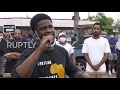 USA: Hundreds protest in Minneapolis after black man killed in altercation with police
