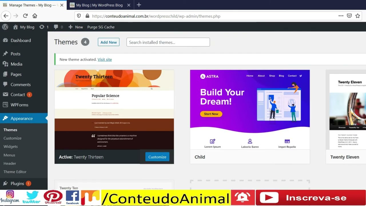 O que é e como usar Tema Filho Child no Wordpress     super mega recomendado !!!