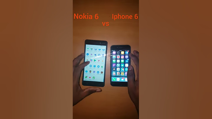 So sánh iphone 6 và nokia 6