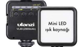 Ulanzi Vl49 Mini Led Işık Kaynağı Kutu Açılımı Ve Inceleme