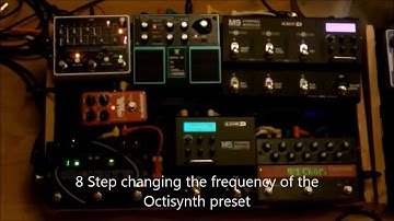 EHX 8 Step Sequencer Demo with Eventide, Line 6 and Boss pedals and Instructional Vid