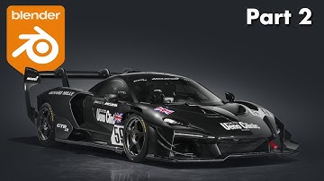 How to Model Complex Car Details in Blender | Mclaren Senna GTR Modelling series Part 2