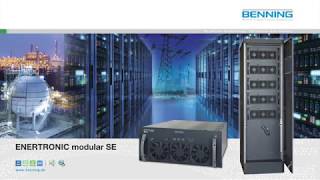 UPS-Systems with Modular Hot-Plug Design – ENERTRONIC modular SE