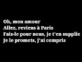 Slimane  mon amour revamped karaoke version france 2024 eurovision