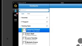 11 Using Microsoft Lync on your iPad