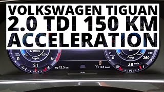 Volkswagen Tiguan 2.0 TDI 150 hp (AT) - acceleration 0-100 km/h