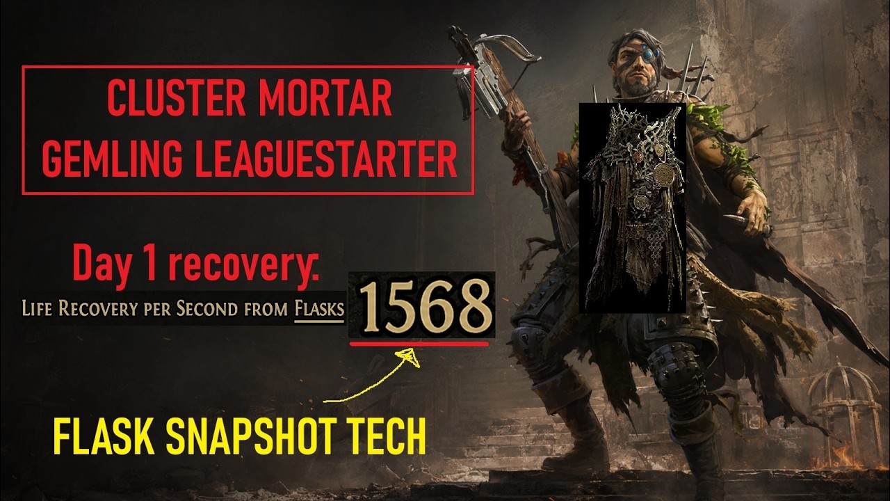Cluster Mortar Gemling Leaguestarter ft. snapshot tech | POE 2 0.5.5