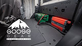GOOSE GEAR  JEEP GLADIATOR 2019PRESENT JT SEAT DELETE PLATE SYSTEM & BACK WALL INSTALL