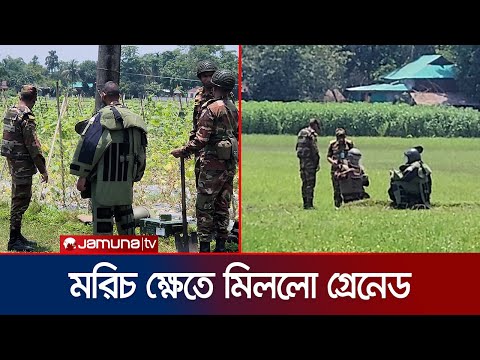 সুনামগঞ্জে মরিচ ক্ষেতে পাওয়া গ্রেনেড নিষ্ক্রিয় করলো সেনাবাহিনী | Sunamganj | BD Army | Jamuna TV