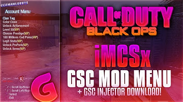 [BO1/1.13] iMCSx GSC Mod Menu + Bo1 GSC injector + Download! [GSC]