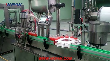 4 Heads Automatic Jam Filling And Capping Machine