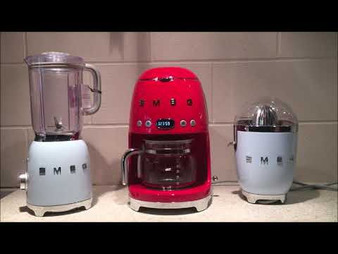 Smeg Instructional Video Drip Coffee Maker DCF01 / DCF02 Tutorial - see description