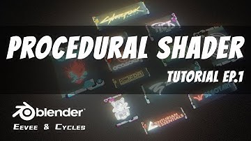 Cyberpunk Hologram Screen - Blender Procedural Shader Tutorial EP.1 (Eevee & Cycles)