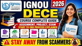 IGNOU DECE Course Complete Guide 2026 | Assignment, Project, Exam| DECE Course Full Details jan 2026