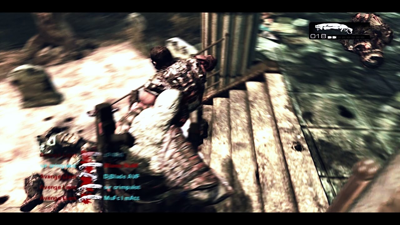 GOW 1 ONSCREEN QUAD SHOTTY - well mostly, yeah not sure about making a montage for gow 1 console anymore after getting on gow pc again.