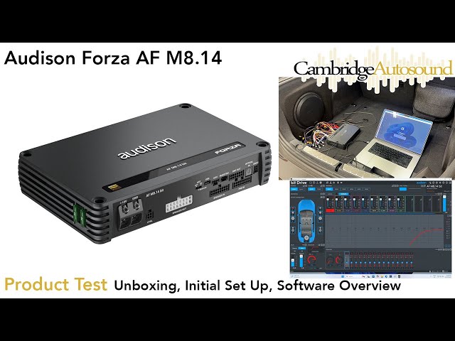 Audison Forza AF M8.14 - SQ 8 Channel DSP amp. Arc Audio and Helix