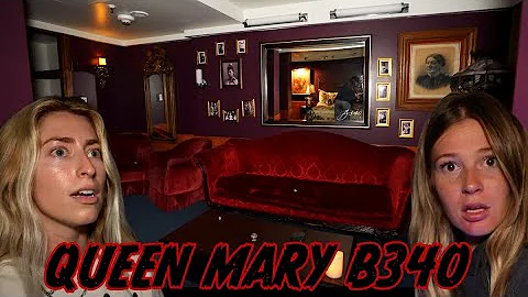 Overnight In The MOST Haunted Hotel Room.. B340 | Queen Mary |