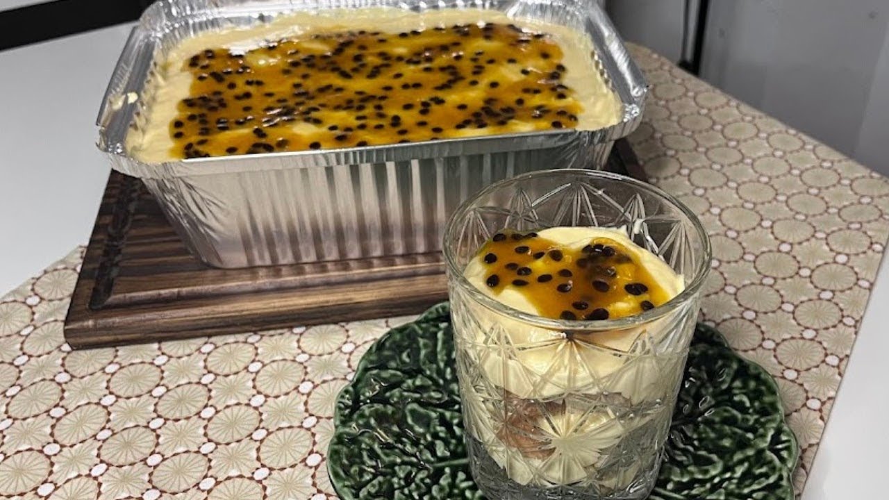 PAVÊ MOUSSE DE MARACUJÁ | O MELHOR PAVÊ DA VIDA | PAVÊ OU PACOMÊ ? | Tia Bizi Por Aí