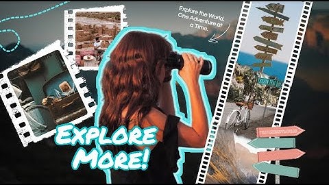 Free Freeze Frame Character Introduction Travel Photo Collage Template (Customizable) - FlexClip